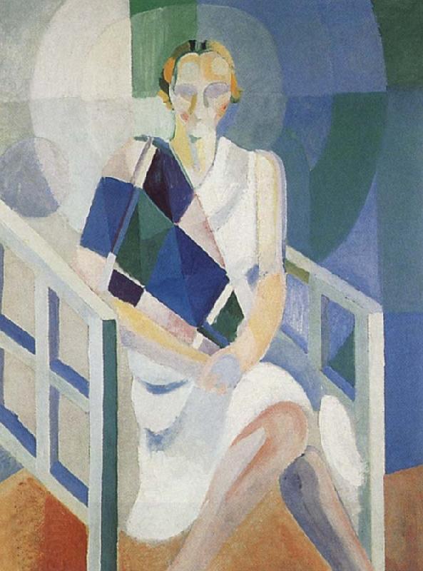 Delaunay, Robert Study of Mrs Ham-s Painting